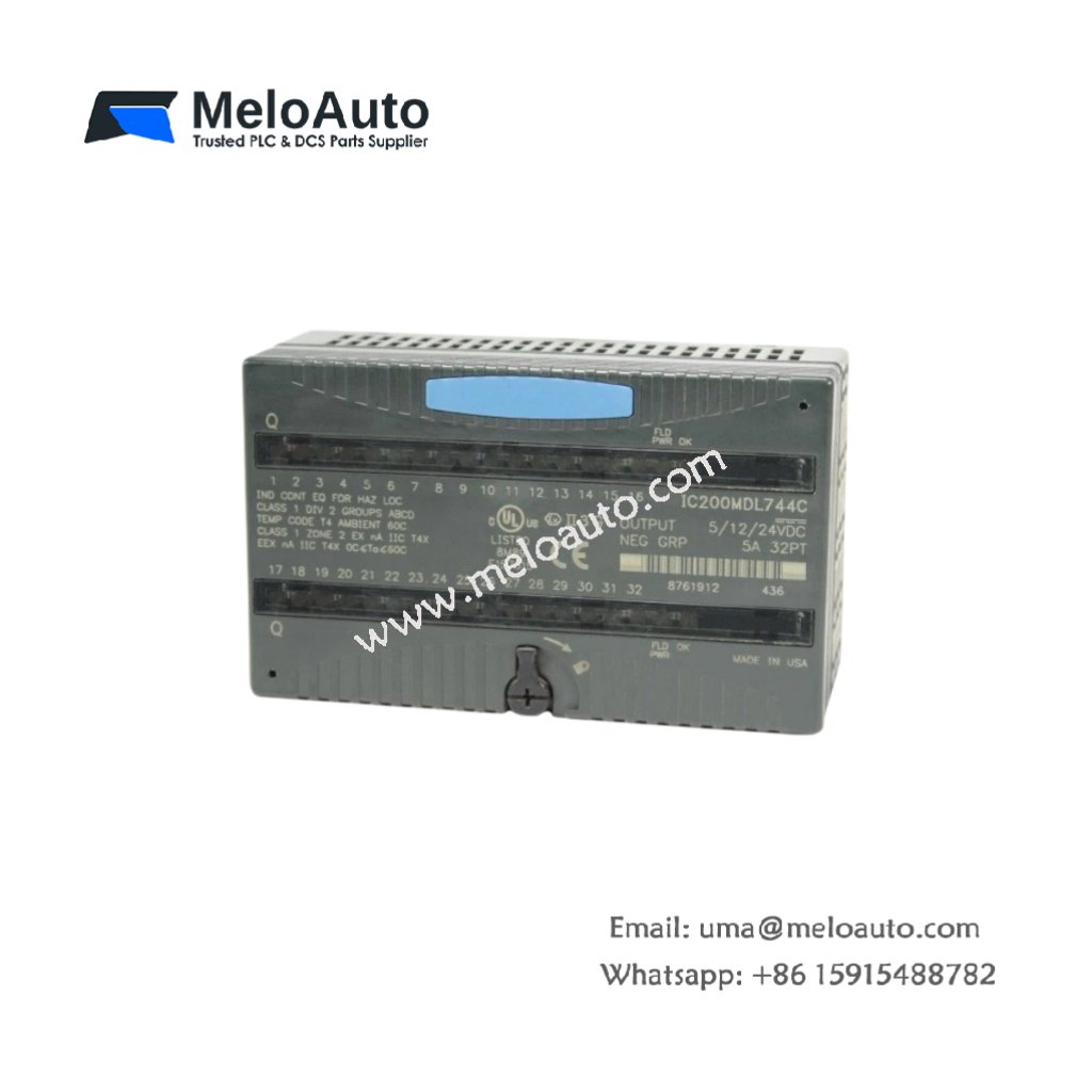 GE IC200MDL744C Discrete Output Module for VersaMax PLCs
