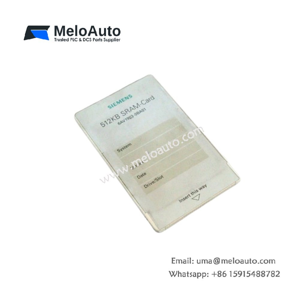 Siemens 6AV1903-0BA01 SRAM Card