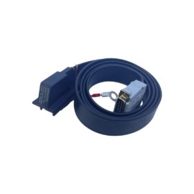 Siemens 6ES5716-0BB50 cable connector for SIMATIC S5 modules, screw terminals, 0.5-2.5 mm² wire, integrated strain relief.