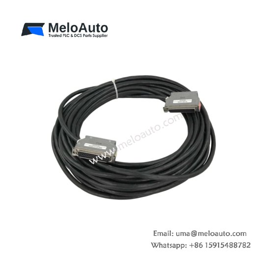 Siemens 6ES5721-0CB60 plug-in cable, 5m length with 20‑pin connectors. Braided shield and PVC jacket ensure reliable signal transmission