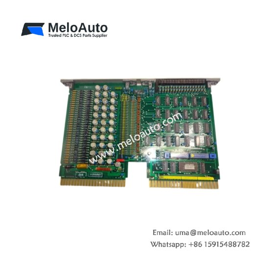 ABB 07 YS 03 digital I/O module for Advant PLCs. 16 inputs and 16 outputs (24V DC, 0.5A). Optocoupler isolation, 5ms scan time