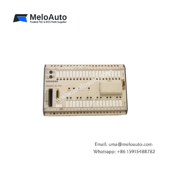 Siemens 6ES5101-8UU13 central controller for S5-100U, 8KB RAM, integrated power supply, battery backup. In stock.