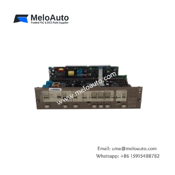 Siemens 6ES5955-3LF44 power supply module, 40A @5V DC, 120/230V AC input. For S5-135U/155U controllers. UL certified. Legacy part available.
