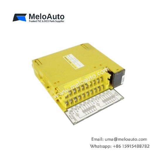 GE A03B-0807-C159 AC output module for GE Fanuc CNC. 16 triac outputs, 115/230V AC, 1A per channel, weight 0.52kg, size 260x120x45mm