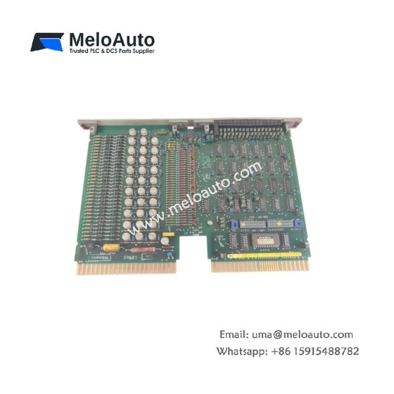 ABB 07 YS 03B-E digital output module for Procontic. 32 channels, 24V DC, 0.5A per channel, 0.32 kg, short-circuit protected.