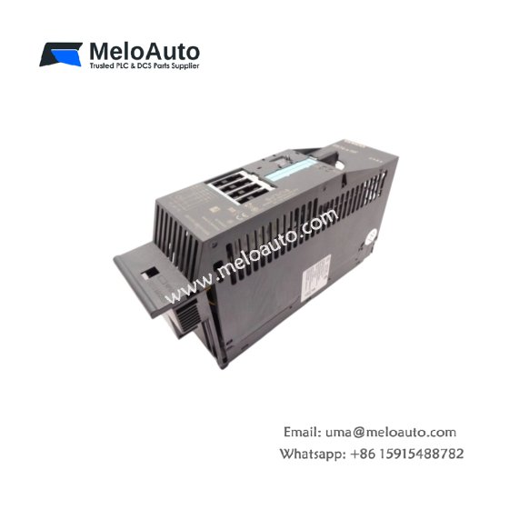 Siemens 8SX8504-0AB10 central processor. Features 150mm width, 512KB RAM, 1MB flash, Ethernet port, and 7-day data retention.