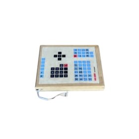 Siemens 6ES5398-0KB12 operator panel. Features 2x16 LCD display, 20-key keypad, RS-232 port, 0.85kg weight, IP54 rating