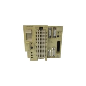 Siemens 6ES5095-8MC01 compact unit. Features 100mm width, 8 inputs, 6 outputs, RS-232 port, 0.66kg weight, and 72-hour data retention
