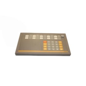 Siemens 6ES5982-1AA11 function keyboard for SIMATIC S5 with 24 membrane keys, 20 programmable functions, and RS-232 interface. Compact input device for machine control stations.