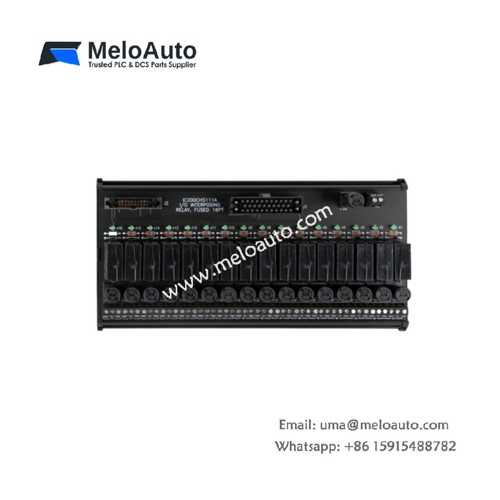 GE IC200CHS111A I/O Interposing Relay Module for VersaMax Systems