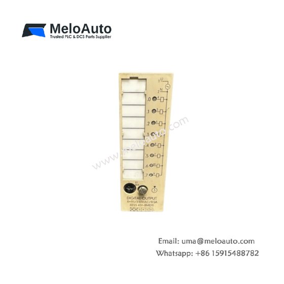 Siemens 6ES5451-8MD11 digital output module for SIMATIC S5-115U. 16 channels, legacy PLC component. Discontinued but available