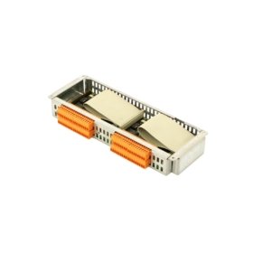 Siemens 6AV3673-1CA31 control panel interface. RS232, RS422/485, and TTY ports. 500V AC isolation, 24V DC operation, DIN rail mount