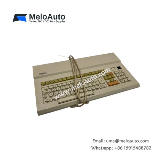 Siemens 6ES5982-2CA12 alphanumeric keyboard for SIMATIC S5 with RS-232 interface, membrane keypad, 42.0 x 18.0 x 7.0 cm, 1.2kg