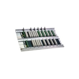 Siemens 6ES5700-2LB11 CR2 mounting rack for SIMATIC S5-155U, 18 slots dual-segment, supports CPU redundancy, 3.5-4.5kg. Robust platform
