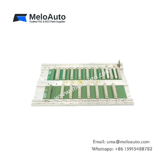 Siemens 6ES5700-2LA12 12-slot PLC rack for SIMATIC S5 systems. 4000µF total energy storage, 36 components, 5V/12V/24V rails