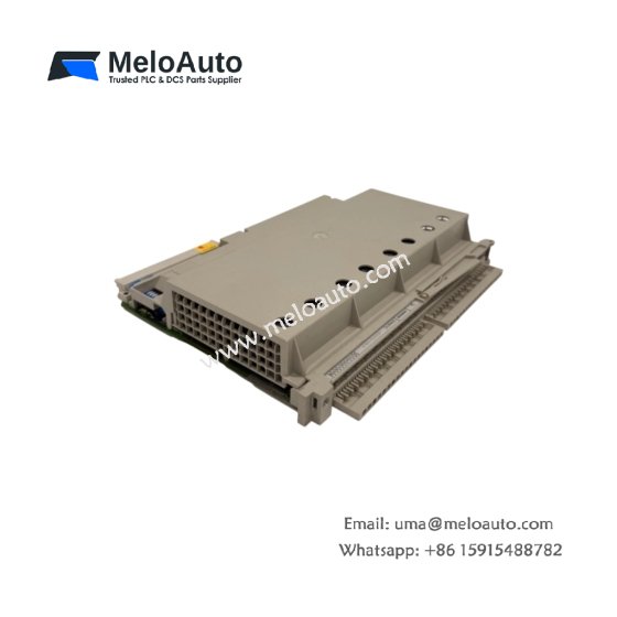 Siemens 6ES5456-4UB12 digital output module with 16 AC channels at 2A each, fuse protection, snubber circuits, and LED status Siemens 6ES5456-4UB12 digital output module with 16 AC channels at 2A each, fuse protection, snubber circuits, and LED status