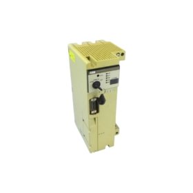 ABB 07 ZE 61 R201 central unit for Advant PLCs. 256KB battery-backed RAM, 0.4ms processing speed, 16-bit CPU. RS232 programming port