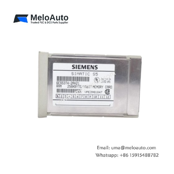 Siemens 6ES5374-2AH21 memory card with 16KB EPROM storage. UV-erasable for program transfer and backup in S5-115U/135U PLC systems Siemens 6ES5374-2AH21 memory card with 16KB EPROM storage. UV-erasable for program transfer and backup in S5-115U/135U PLC systems