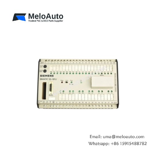 Order the Siemens 6ES5101-8UA11 SIMATIC S5 controller with 16 inputs, 12 outputs, 8KB RAM, RS-232/485, and 1.3kg weight for compact