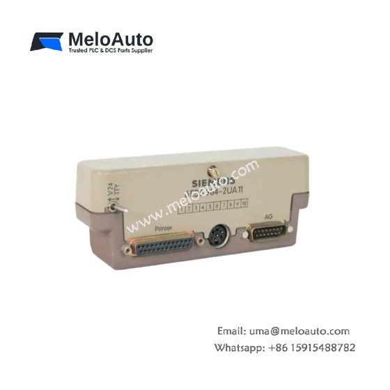 Siemens 6ES5984-2UA11 printer interface connects SIMATIC S5 to parallel printers for logs, faults, and process data. Centronics compatible