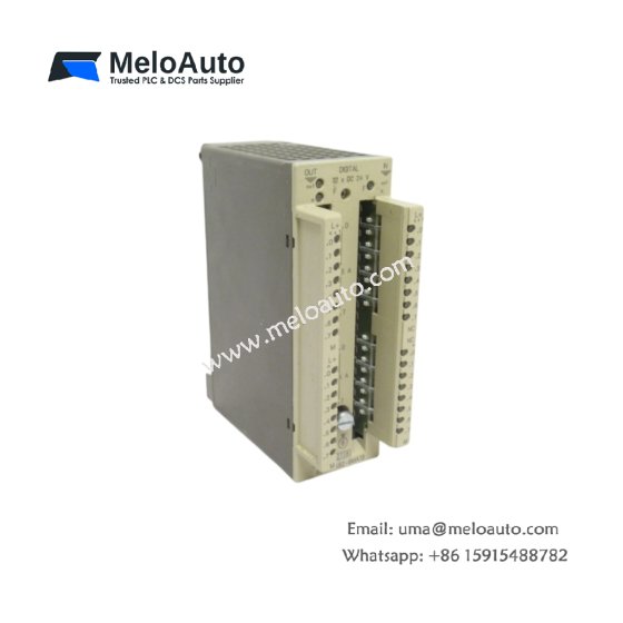Siemens 6ES5482-8MA13 digital I/O module for SIMATIC S5 with 16 inputs and 16 outputs at 24V. Features short-circuit protection