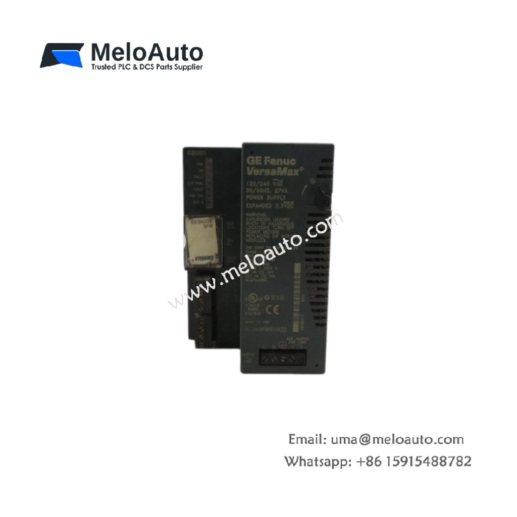 GE IC200PWR102D – Power Supply Module for VersaMax Systems