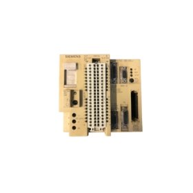 Siemens 6ES5095-8MB03 compact unit for SIMATIC S5. Features 100mm width, 8 inputs, 6 outputs, RS-232 port, and 72-hour data retention.