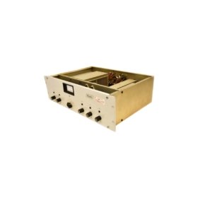 GE 2180J28-001 power supply for Series One and Three PLCs. Outputs 5V DC at 8A and 24V DC at 2A, weight 1.6kg, size 254x76x152mm