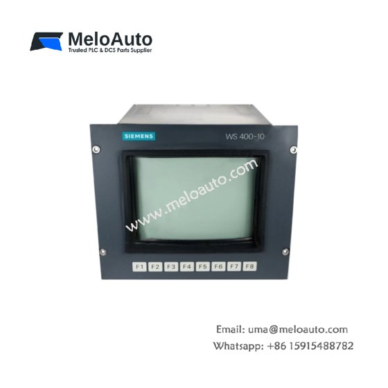 Siemens 6FM1410-1AA00 operator panel for SIMATIC systems. 9-inch monochrome display with 8 function keys. WS 400-10 platform