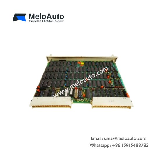 Siemens 6ES5340-3KA21 memory module. Features 8KB battery-backed RAM, 300-day data retention, submodule socket, 0.35kg weight