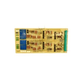 GE 4136J63-G01 AX position thrust wear board for turbine control. 0-2.5mm measurement range, 1320µF storage, LVDT input, dual relay alarms.