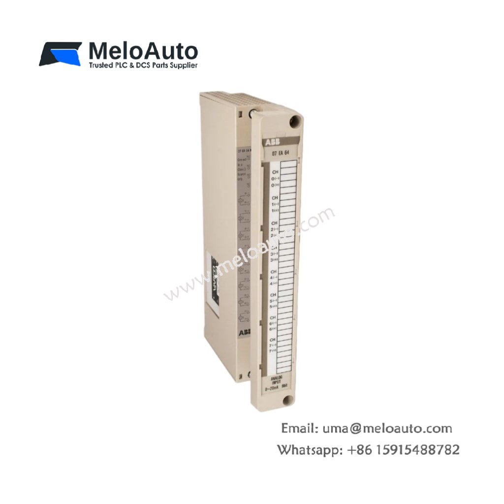 ABB 07 EA 64 R1 Analog Input Module