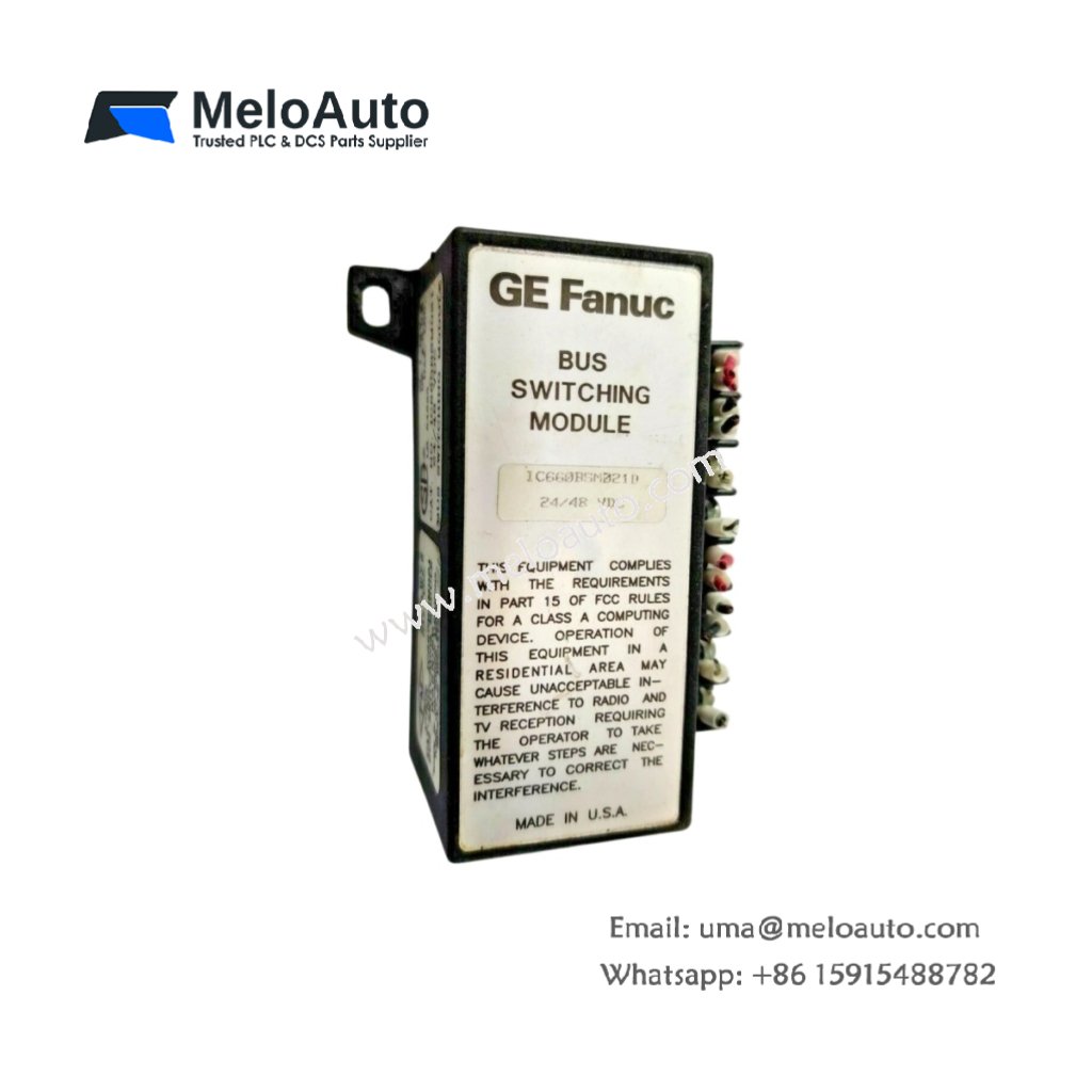GE IC660BSM021 Genius I/O Bus Switching Module