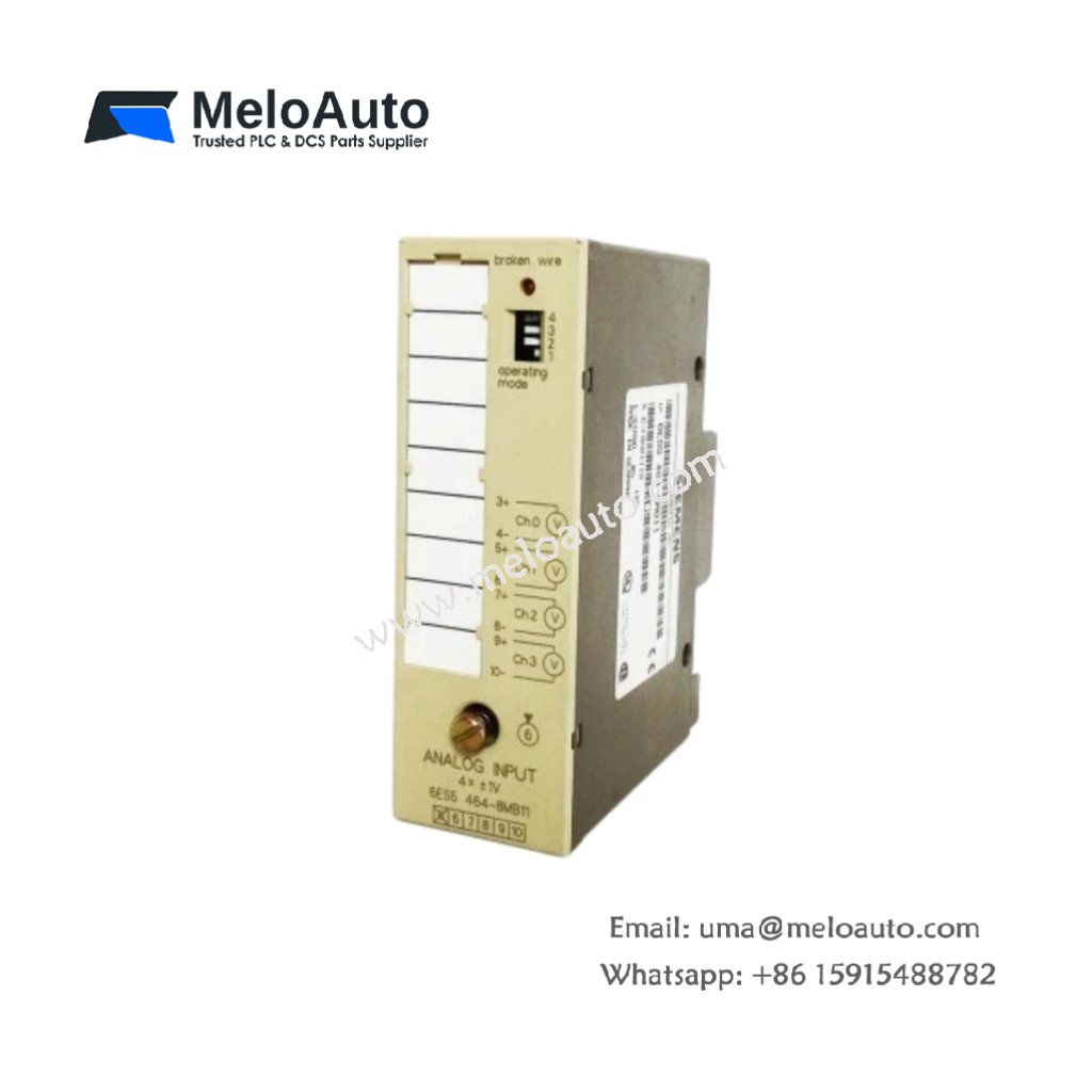 Siemens 6ES5464-8MB11: 8-Channel Analog Input Module for SIMATIC S5