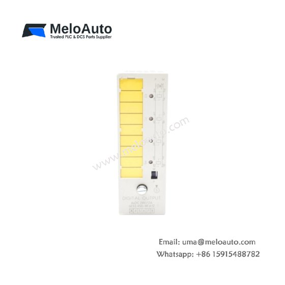 Siemens 6ES5450-8FA12 digital output module, 32 channels, 24V DC, 0.25A per channel, short-circuit protection. For SIMATIC S5 systems