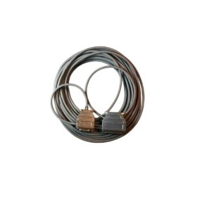 Siemens 6ES5731-1CB00 plug-in cable for SIMATIC S5 with 25-pin to 15-pin D-sub connectors. Features 3-meter length, dual shielding, and durable overmolded strain relief. ​