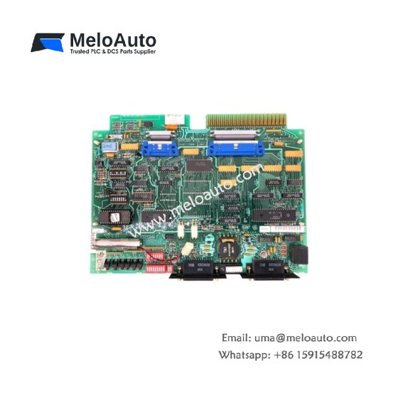 GE IC600 BF900LCA1 I/O transmitter module for Series Six PLCs. Transmits I/O data at 153.6 kbit/s, weight 0.52kg, size 335x30x178mm