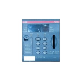 ABB 1SAP140100R0100 CPU for AC500 PLCs. 32-bit processor, 128KB user memory, 0.08ms/K. USB/Ethernet programming