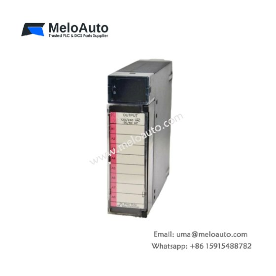 Genuine GE IC693MDL330F AC output module for Series 90-30 PLCs. 8 triac outputs, 2A per channel, 85-264V AC, snubber protection. 0.48kgGenuine GE IC693MDL330F AC output module for Series 90-30 PLCs. 8 triac outputs, 2A per channel, 85-264V AC, snubber protection. 0.48kg