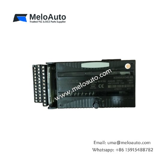 GE IC200ALG240-EB VersaMax analog input module. 8 differential channels, 12-bit resolution, 0–20 mA or 0–10 V. 0.22 kg. Shop now. GE IC200ALG240-EB VersaMax analog input module. 8 differential channels, 12-bit resolution, 0–20 mA or 0–10 V. 0.22 kg. Shop now.