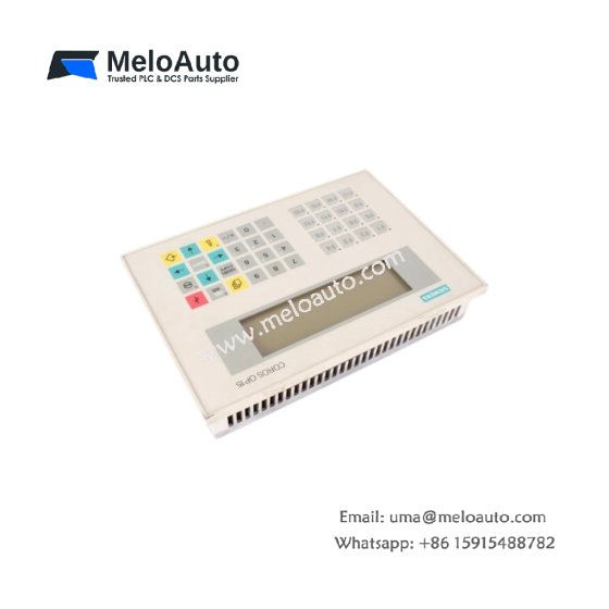 Siemens 6AV3515-1MA01 OP15-B operator panel, 240x64 LCD, 32 keys, RS-232/RS-485, IP65 front. For SIMATIC S5 systems. Reliable HMI solution.