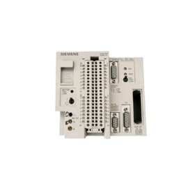 Siemens 6ES5095-8MA01 programmable controller with 16 inputs and 16 outputs. Compact design for small to medium automation systems.