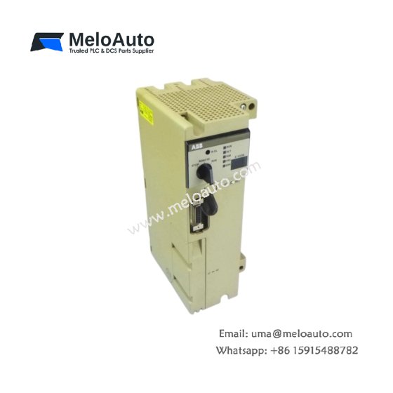 ABB 07 ZE 63 R201 central unit for Procontic systems. 32KB RAM, 0.72 kg, 24V DC, 1.0 ms per 1K instructions, TTY port.​