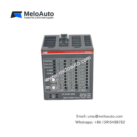 ABB 1SAP150000R0100 PM590 PLC for AC500, 2MB program memory, 2xRS232/485, FBP, SD slot, 24V DC, 0.15kg. Reliable CPU ABB 1SAP150000R0100 PM590 PLC for AC500, 2MB program memory, 2xRS232/485, FBP, SD slot, 24V DC, 0.15kg. Reliable CPU