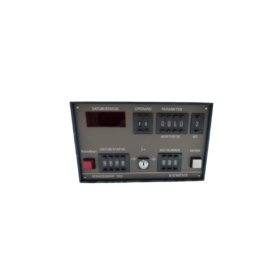 Siemens 6ES5333-0AC service monitor for SIMATIC S5 racks. 8 LED status indicators, backplane signal monitoring, 50mA power draw.