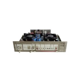 Siemens 6ES5955-3NF11 power supply for S5-95U PLC systems. 24V DC output at 1A with overvoltage, short-circuit, and overload protection.