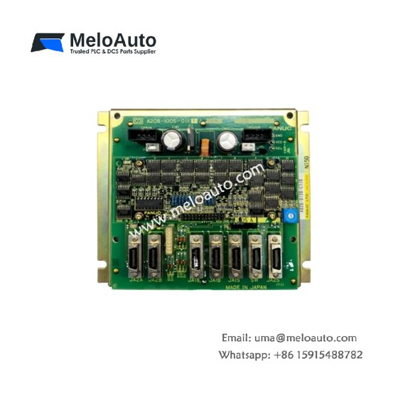 GE A02B-0120-C170 control board for CNC power supplies. Monitors +5V, +15V, -15V rails. 62 resistors, 34 capacitors, optocoupler isolation