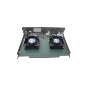 Siemens 6ES5988-3LA11 fan module for SIMATIC S5 extension racks. 24V DC, forced-air cooling, protects against overheating