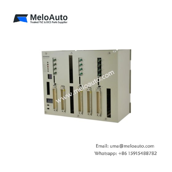 Siemens 6ES5710-0AB31 card enclosure for SIMATIC S5. 8 slots, 2.8 kg, 5A backplane, 400mm x 220mm x 155mm, passive backplane.