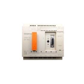 Siemens 6ES5090-8MA01 compact PLC for SIMATIC S5 with 8 digital inputs, 8 outputs, and 2 analog inputs. Space-saving control solution